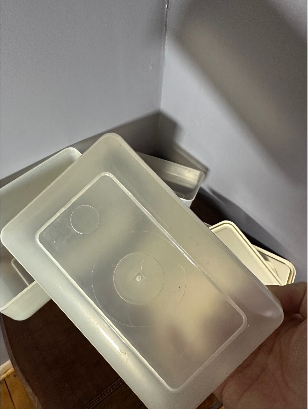 3 Nesting Food Plastic Storage Containers - Picture 3 of 6
